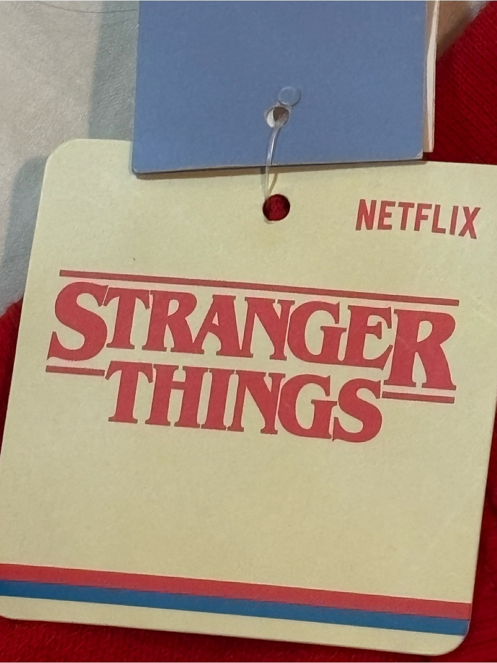 Stranger Things Hawkins Lifeguard Crop Top NWT Red Netflix Official Merch Med - Picture 8 of 11